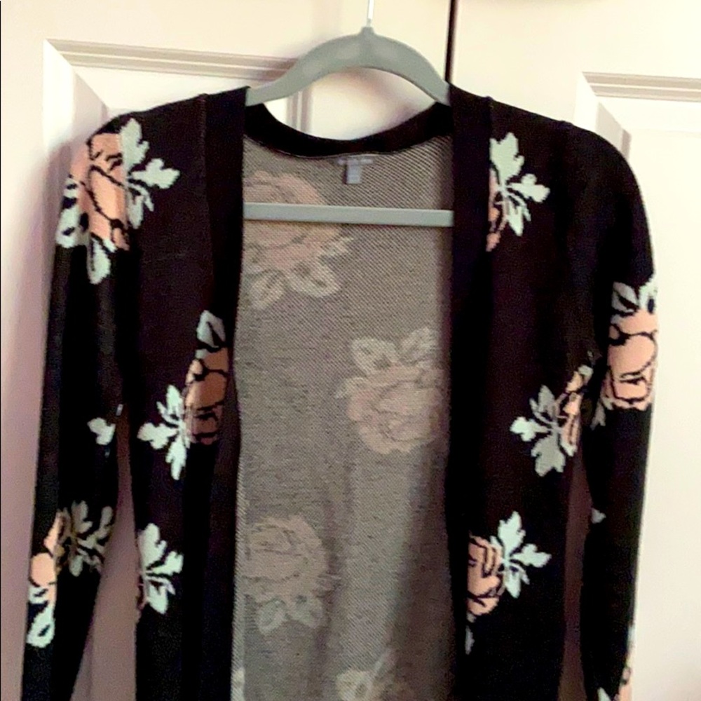 Black button up cardigan